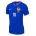 Camiseta Francia Kylian Mbappe #10 Primera Equipación Replica Eurocopa 2024 mangas cortas